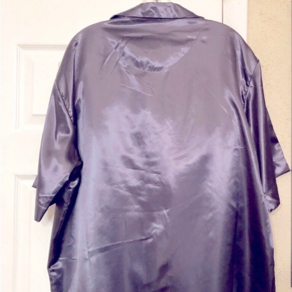 Pajamas mens size XL Majestic International new navy button closure 2 piece - Picture 2 of 3